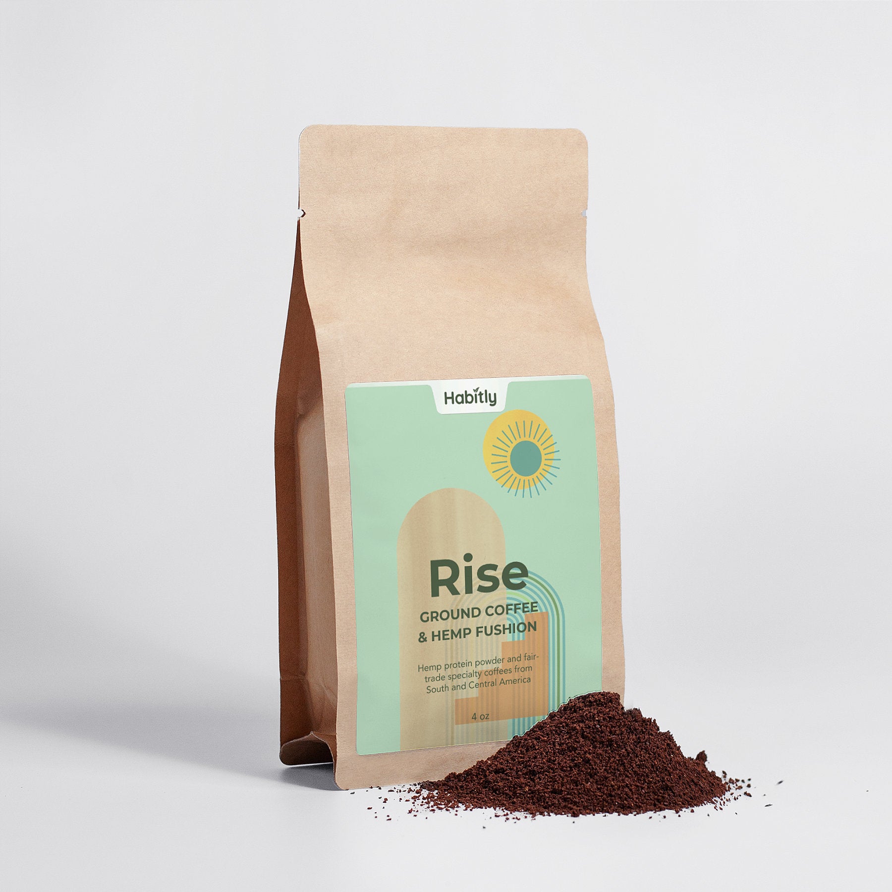 Rise Hemp Coffee Blend - Medium Roast 4oz